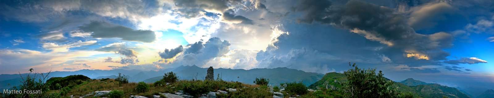 AL073 - Tramonto sulle Alpi Liguri