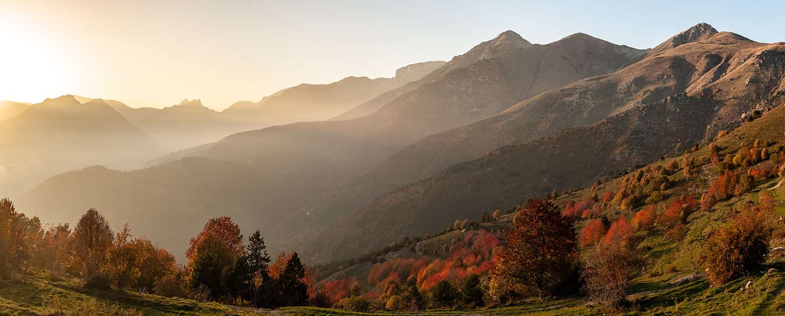 AL329 Alta Val Tanaro dal Buranzo autunno tramonto