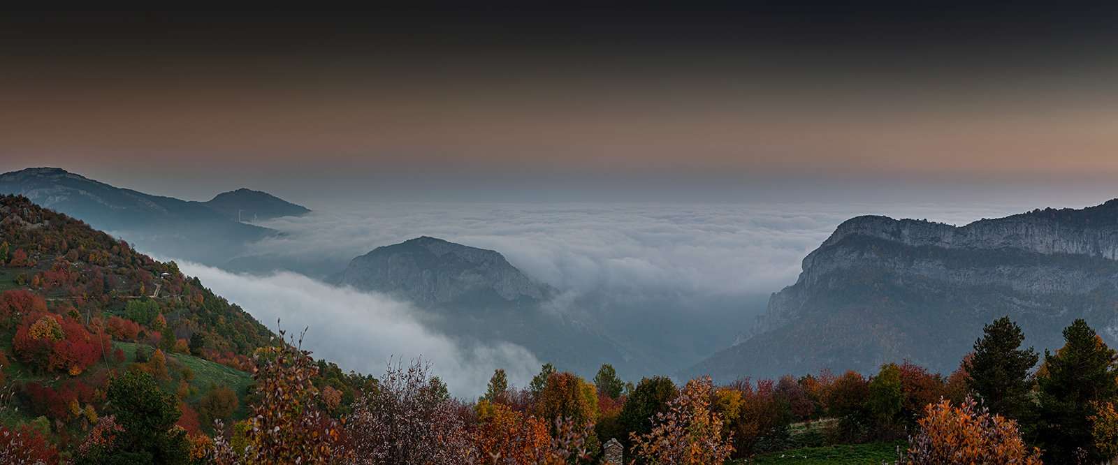 AL330 tramonto da Quarzina verso Colle di Nava